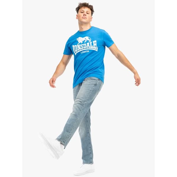 Lonsdale T-shirt med normal passform med logotyp