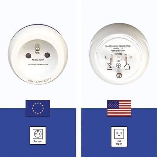Adapter Frankrike till USA - LTE DESIGN