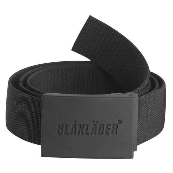 Svart gummibälte - 403800009900 Blaklader
