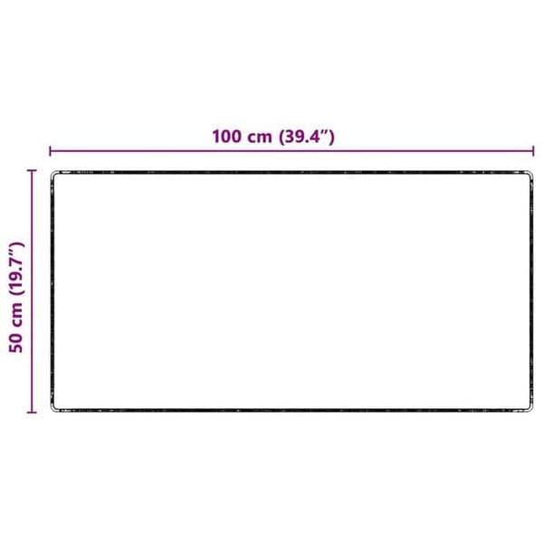 Antislip hallmatta - vidaXL - Grå - Enfärgad - 50x100 cm - Polypropen - Rektangulär - Antislip