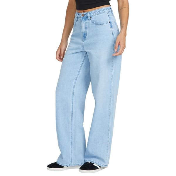 Volcom Stoned Bf Hirise Blue Bird Byxor Dam