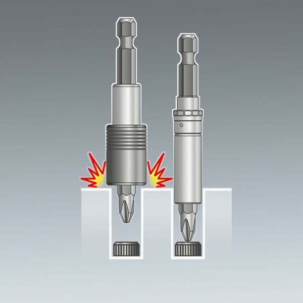 KS Tools 7-delad adaptersats för hylsor och bits 917.0707