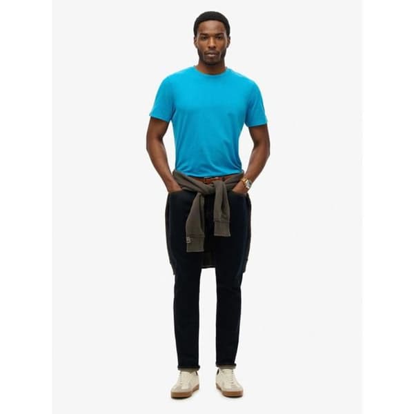 T-shirt med kort ärm Classic essential tee atomic blue - Superdry