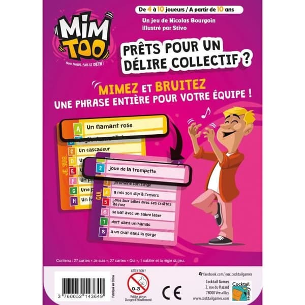 Mimtoo - Asmodee - Kort- och fantasispel - Blandat - Från 6 år - Barn