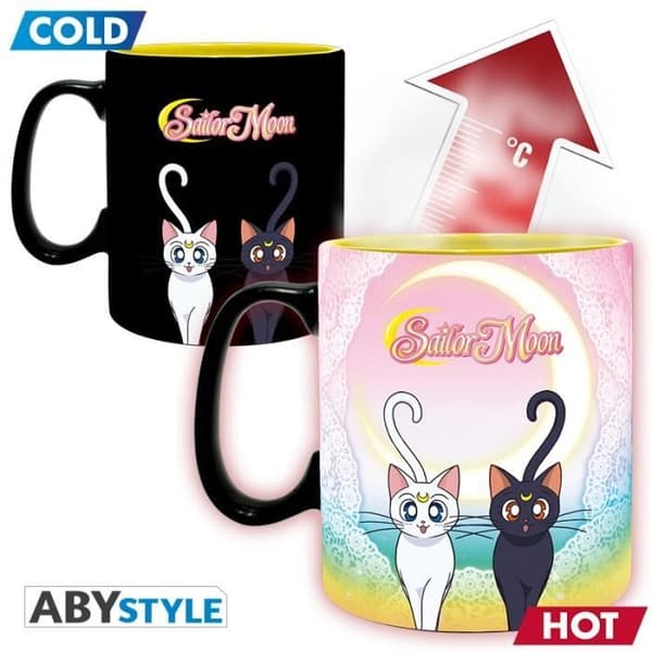 Termosmugg - ABYSTYLE - SAILOR MOON - 460 ml - Keramik - Ej diskmaskinssäker