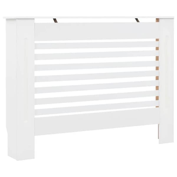 Kylarkåpa - VIDAXL - Vit - MDF - Modern lamelldesign