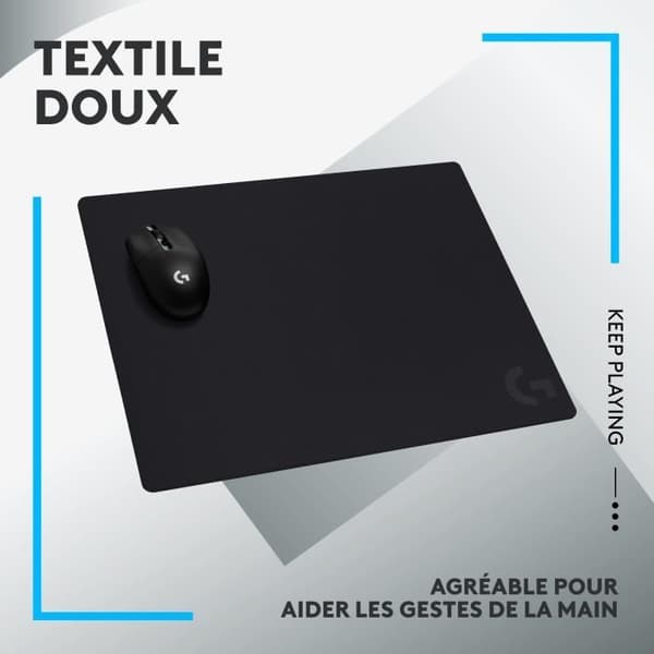 Gaming musmatta - Logitech - G740 - Svart