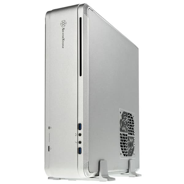 Mini-ITX PC-chassi - SilverStone - SST-FTZ01S - Silver - Premium - Kontor