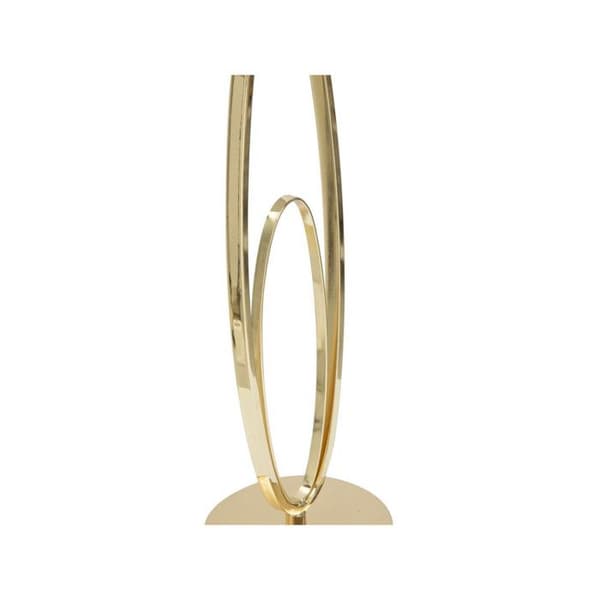 Bordslampa i Metall "Flush" 58cm Kräm & Guld