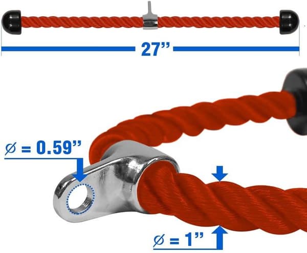 Dragrem - Yes4All - DYR0 - Flätad nylon - Rostfritt stål karbinhake - Antiglid