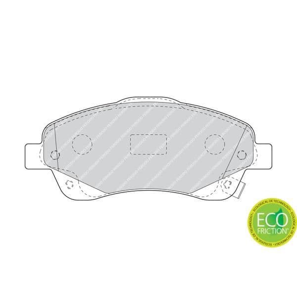 FERODO 4-pack bromsklossar FDB1648