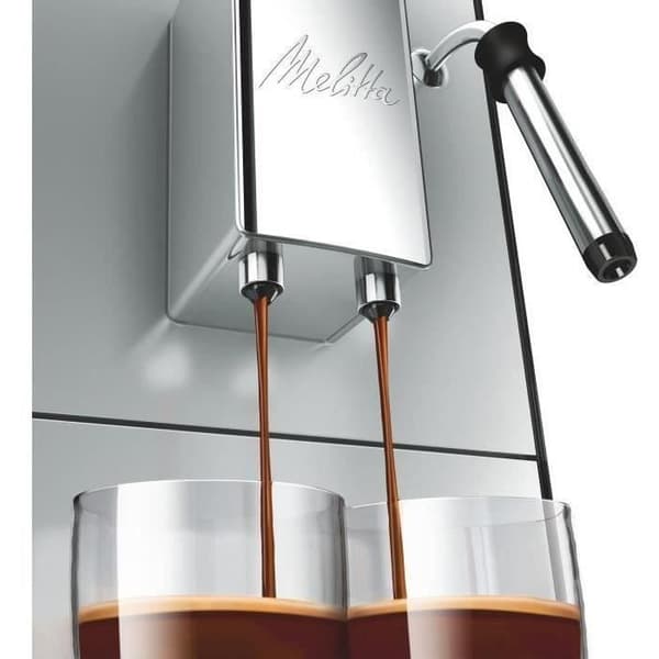 MELITTA Solo & Milk Bean Grinder Kaffemaskin - Silver