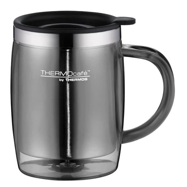 Mugg - Termos - TC - 0,35L - Inox - Cylindrisk - Grå