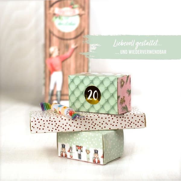 Adventskalender Pappersdrakar - 400-062-001