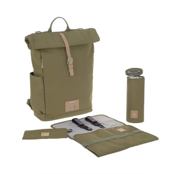 Lässig Skötväska Ryggsäck Green Label Rolltop Olive