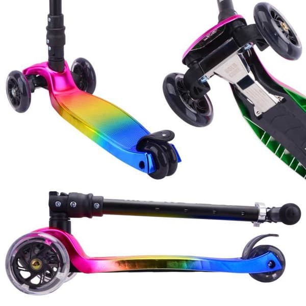 BOLDCUBE Grand Scooter med 3 Hjul - Sockervadd