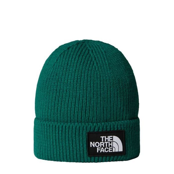 The North Face Bonnet Logo Box Cuffed Grön - NF0A8CHENL1