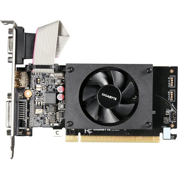 GIGABYTE - GT 710 - Grafikkort - NVIDIA D3 - 2 Go - Serie 2GL 2.0