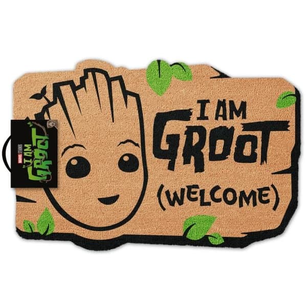 Dörrmatta - Marvel - Groot - Kokosfiber - Halkfri PVC - Rektangulär