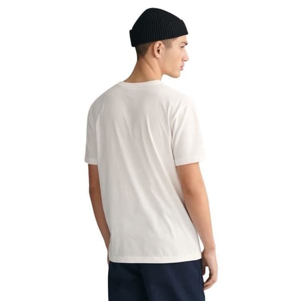 Gant Archive Shield Emb T-shirt - vit - S