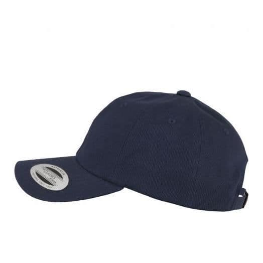 Böjd keps - Flexfit - Låg profil - Marinblå - One Size - Casual Style