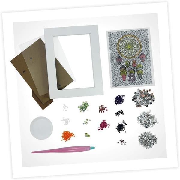Buki Glitters - Drömfångare med strass DP006