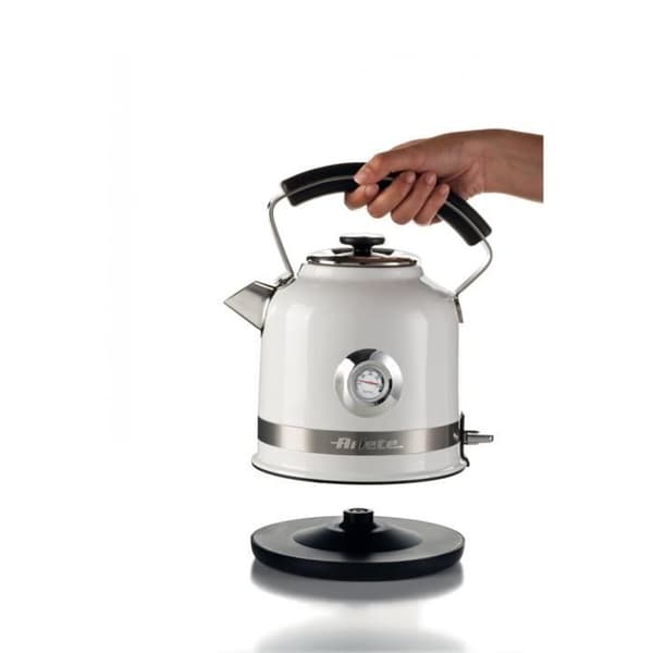 Elektrisk vattenkokare - Ariete - Moderna 2854WHITE - 1,7L - Vit - Extern tryckmätare