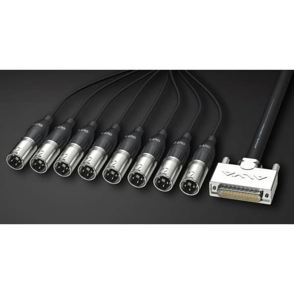 RME - Sub-D 25 8x XLR hankabel 3m