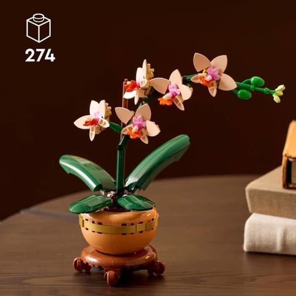 LEGO Botanicals 10343 Miniorkidé - Konstgjorda blommor - Presentidé
