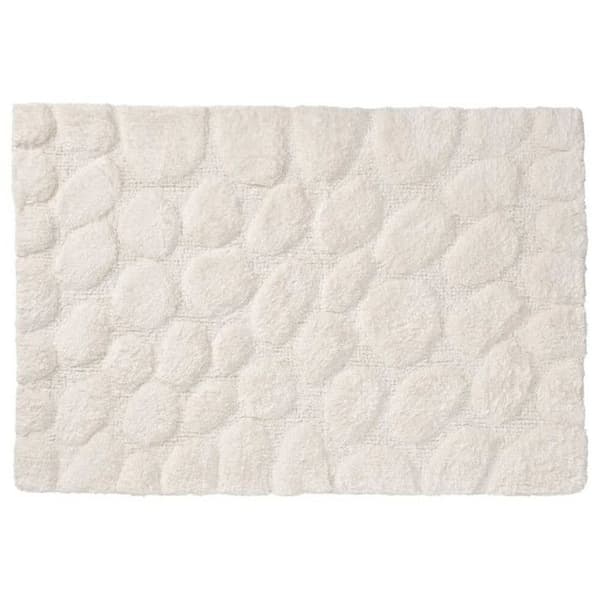 Badmatta - SEALSKIN - Pebbles Ivory - 60 x 90 cm - bomull