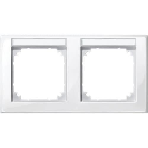 Merten 471219 M-Smart Finishing Plates, 2 märkta stolpar, montering
