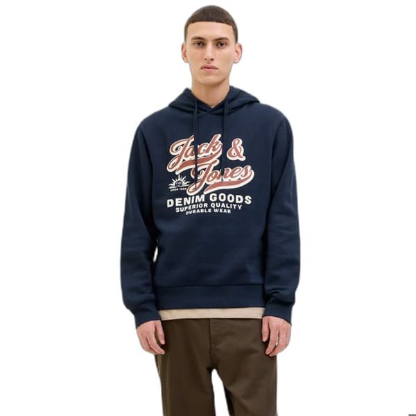 Jack & Jones logotröja med huva