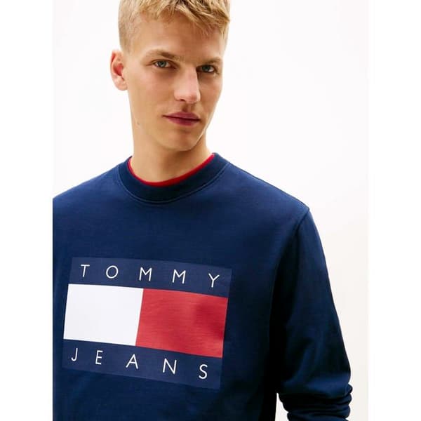 Sweatshirt Tommy Jeans Tjm Reg Grand Drapeau Cne