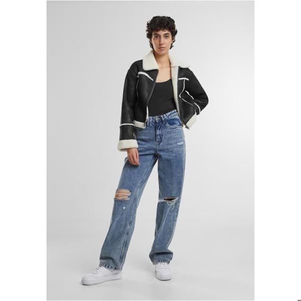 Kvinnors fårskinnsjacka Urban Classics
