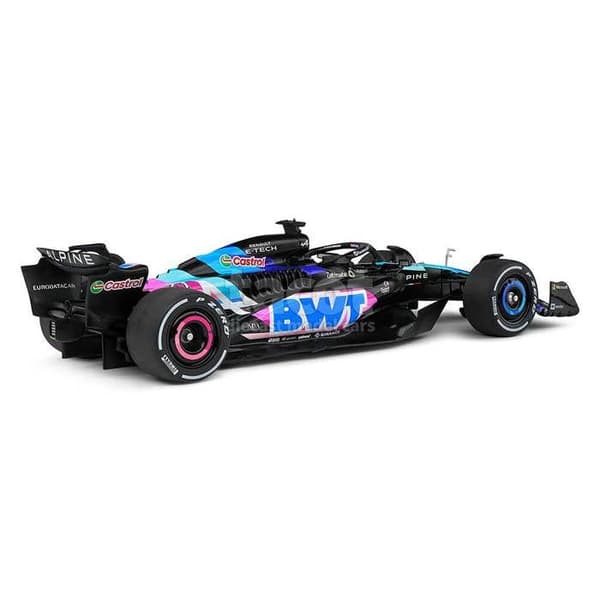 Bil - SOLIDO - Alpine A524 E.Ocon Presentation 2024 - Blå - Skala 1:18 - Miniatyr