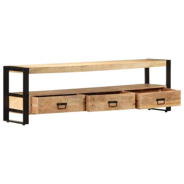 vidaXL TV-möbel 150x30x45 cm Solid mangoträ 247906