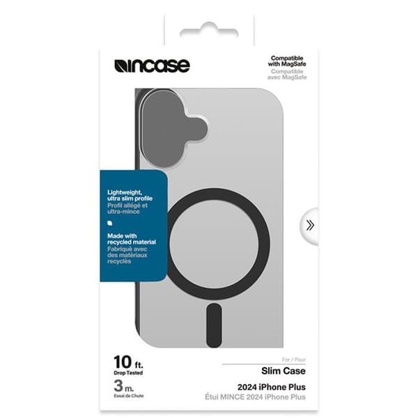 Incase Slim Case MagSafe för iPhone 16 Plus - Svart