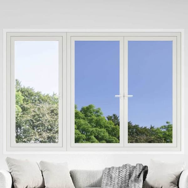 Reflekterande solfilm statisk - VIDAXL - 45 x 2000 cm - Silver - Reflekterande effekt - PVC