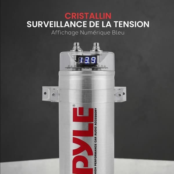 Pyle Digital kraftkondensator på 6.0 Farad