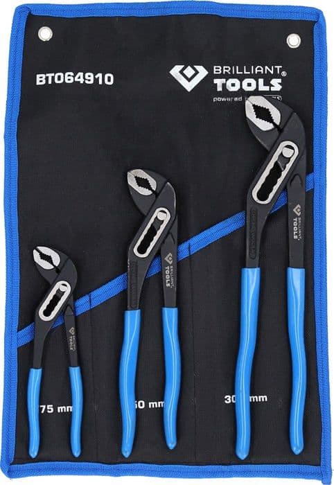 Multitång - BT064910 - 3 delar (7", 10", 12") - Blå - KS Tools