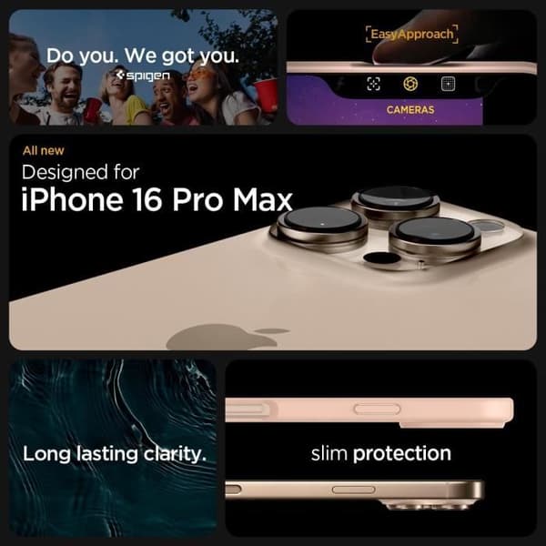 Coque för iPhone 16 Pro Max - Spigen - Ultra Hybrid - Antigulning - Titanium Rosa - TPU/PC