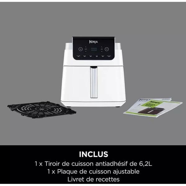 NINJA luftfritös - Foodi Max AF180EU - Kapacitet 6,2L - 2000W - Vit
