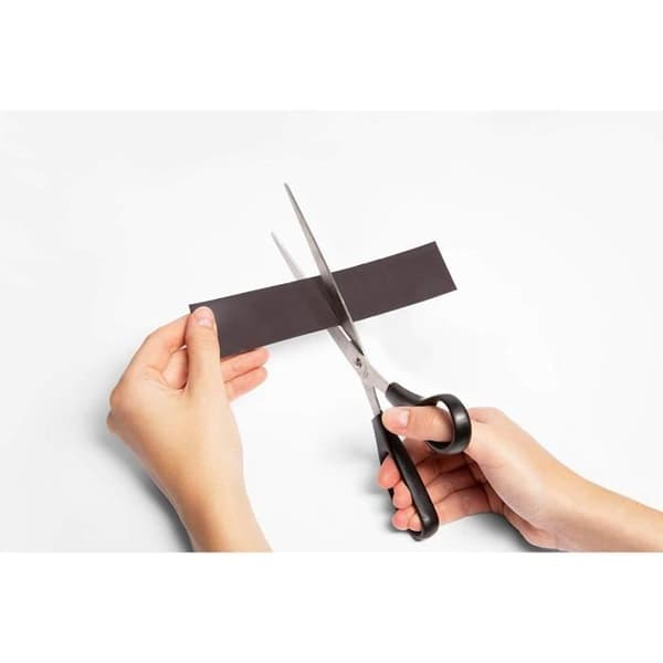 Magnetisk Band - Hållbar - Klippbar - Vit - 5m x 40mm - Flexibel Etikettering