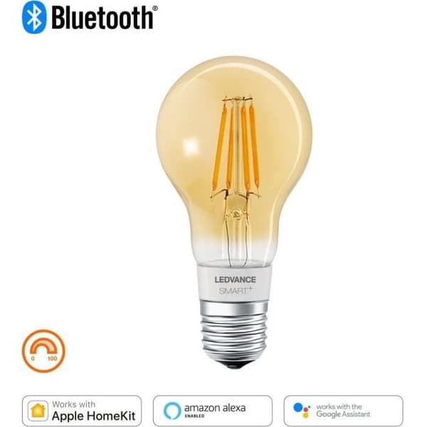LEDVANCE Smart+ Bluetooth Glödlampa STANDARD FIL OR 60W E27 VARIABEL EFFEKT