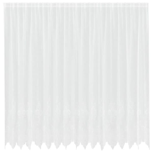Spetsgardin - vidaXL - Vit - Polyester - 240x400 cm - Ljusfilterande - Integritetspaneler - Lätt