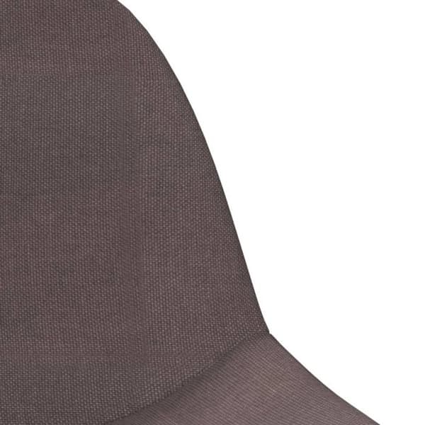 vidaXL Barstolar, 2 st Taupe Tyg