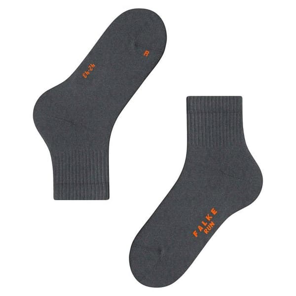 Strumpor - FALKE - Run Rib - Unisex - Bomull - Modern ribbad mudd