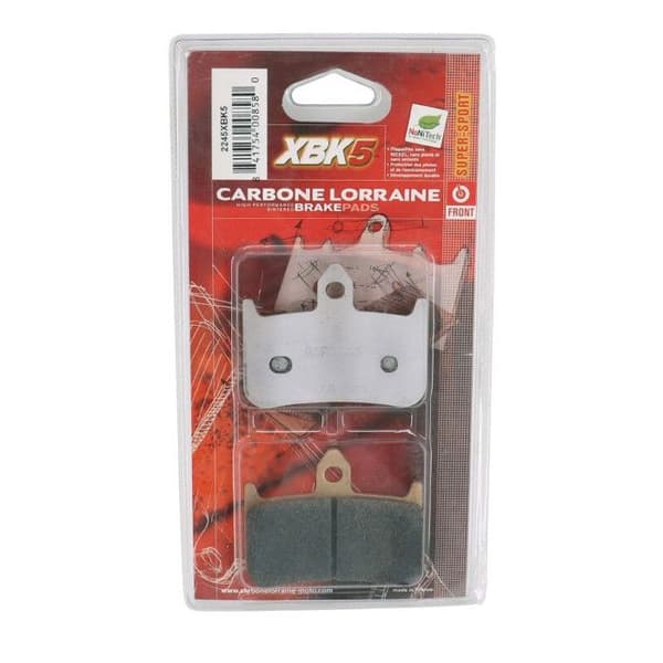 Set med Carbone Lorraine bromsbelägg typ 2245 XBK5