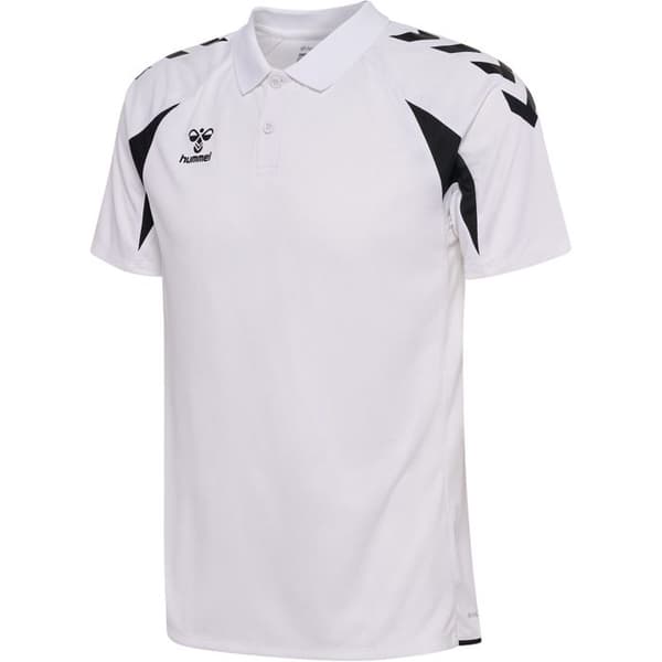 Polo Hummel Core 2.0 - vit/svart