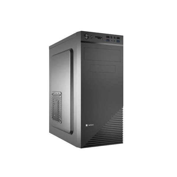 PC-chassi - NATEC - Cabassu G2 - Midi Tower - USB 3.0 - Grå/Svart